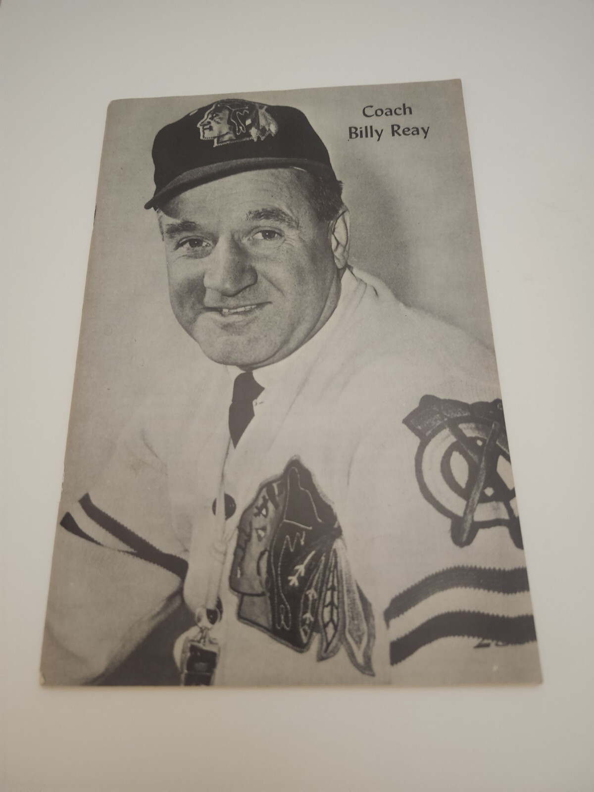 1966 1967 Hockey program Toronto Maple Leafs @ Chicago Blackhawks Unscored