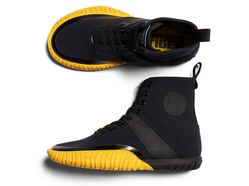 1183C167-001 Onitsuka Tiger Duck Tiger MT Black Tai Chi Yellow (Men's)