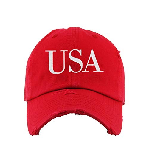 250th Anniversary USA Embroidered Vintage Baseball Cap Adjustable Distressed