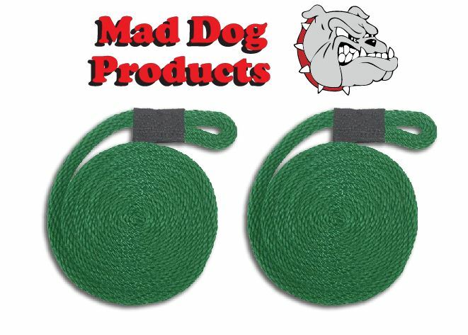 Mad Dog Green Fender Line - 3/8" x 8' - Sold in Pairs - Made in the USA