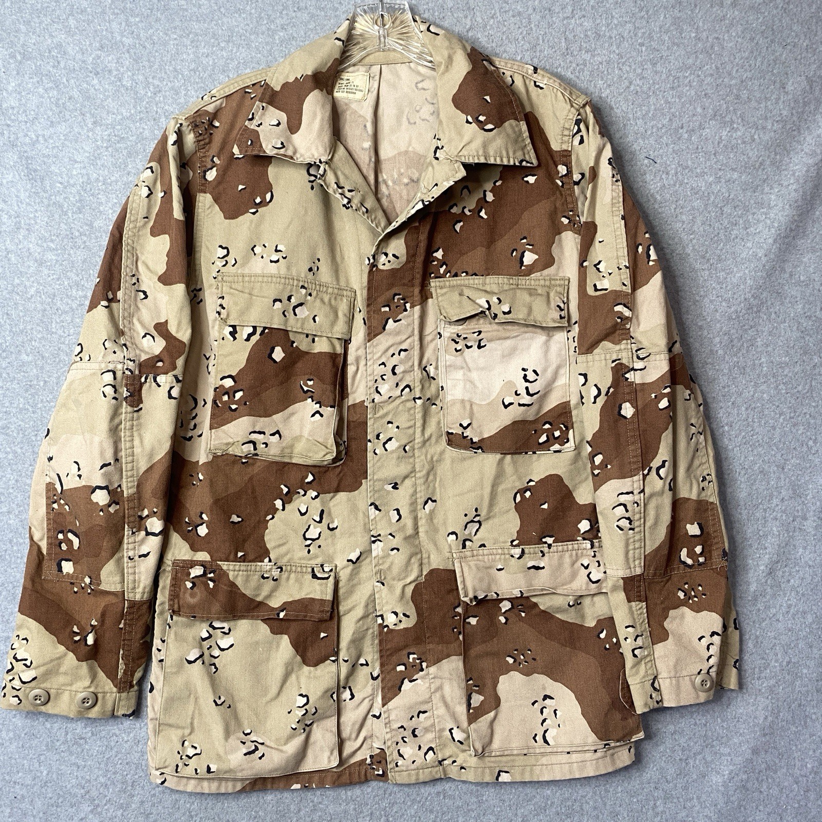US Military Combat Coat Size Small-long  Desert Camo Chocolate Chip