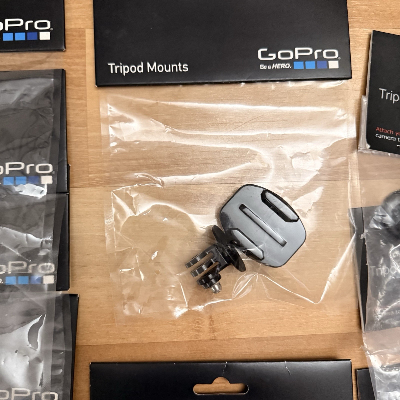 Genuine GoPro Hero 3 Accessory Bundle Frame Tripod Mount/Adapter Protective Lens