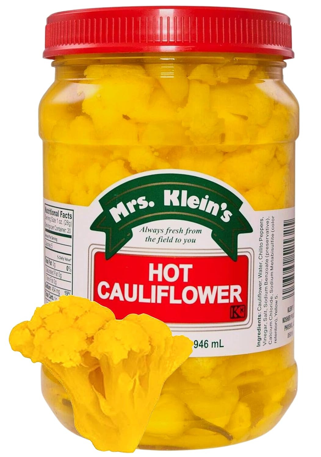 Mrs Kleins Cauliflower Bites | Hot & Spicy cauliflower florets | Unique salad to