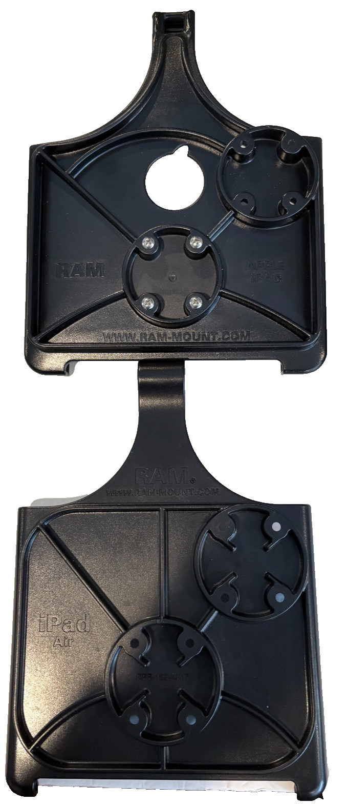 Complete Ram iPad mounting system for aviation, includes tube & v-block clamps