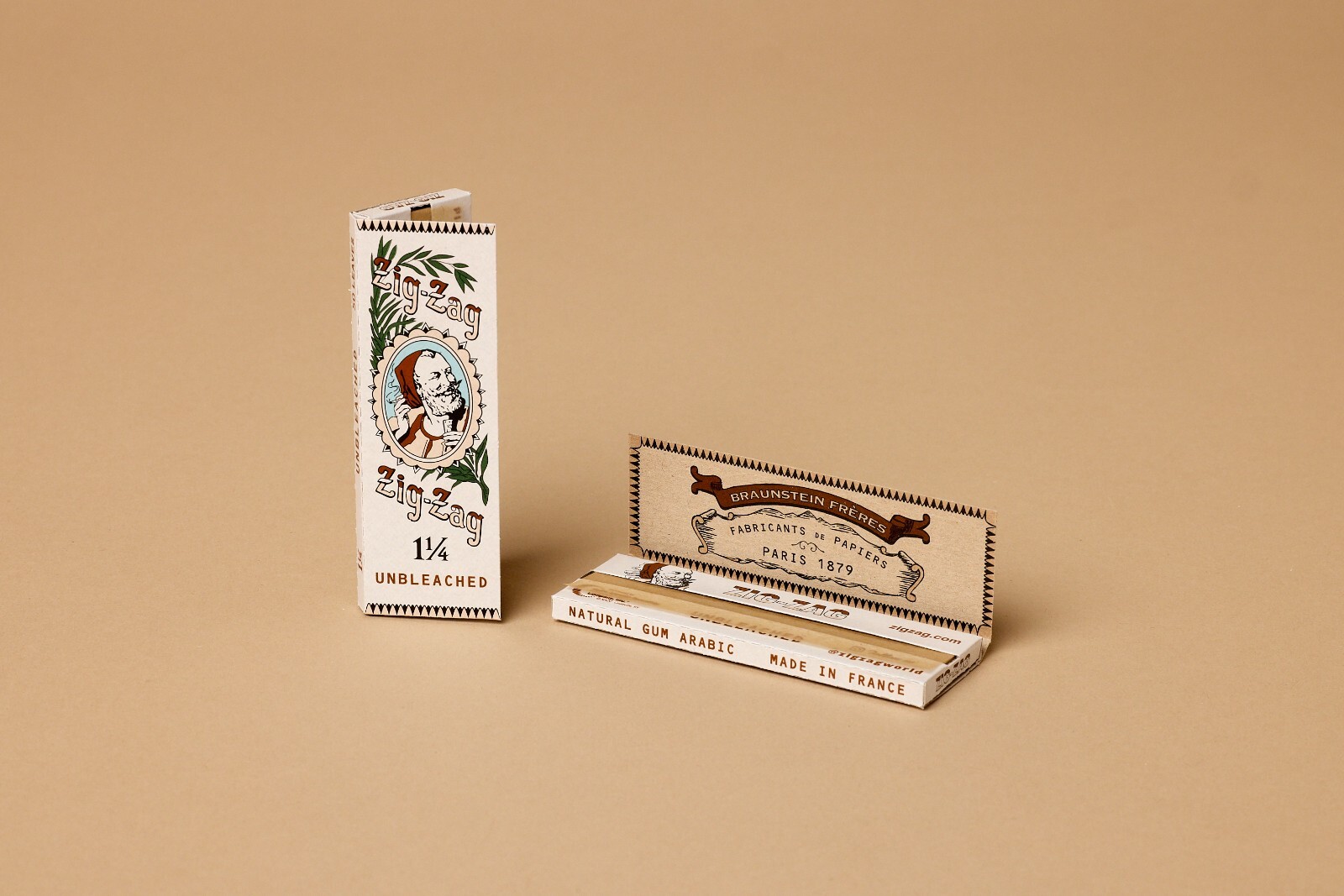 ZIG-ZAG Rolling Papers 1¼ Unbleached - Vintage [Limited Edition] (24-Pack)