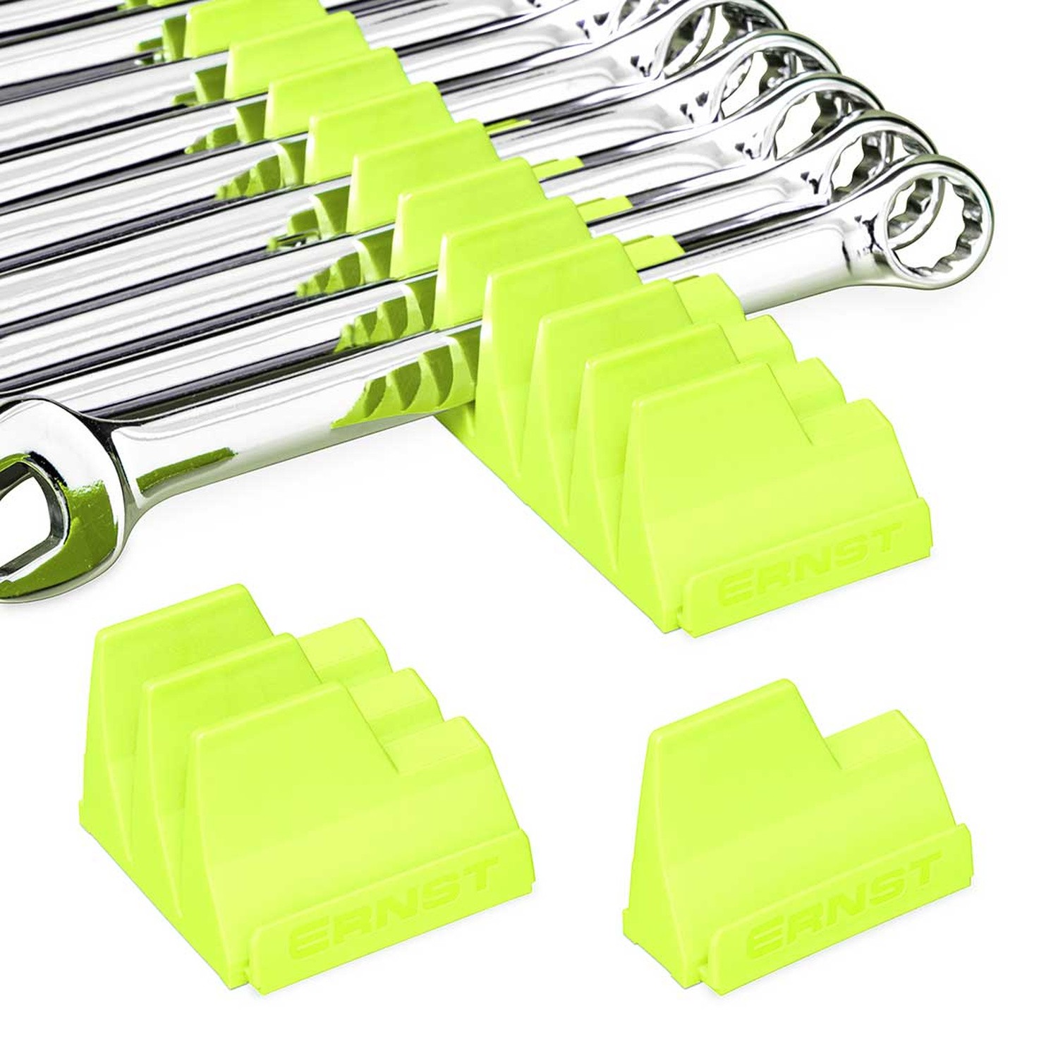 Ernst 5418 Wrench Pro 40 Tool Magnetic Spanner Storage Organiser Hi-Viz