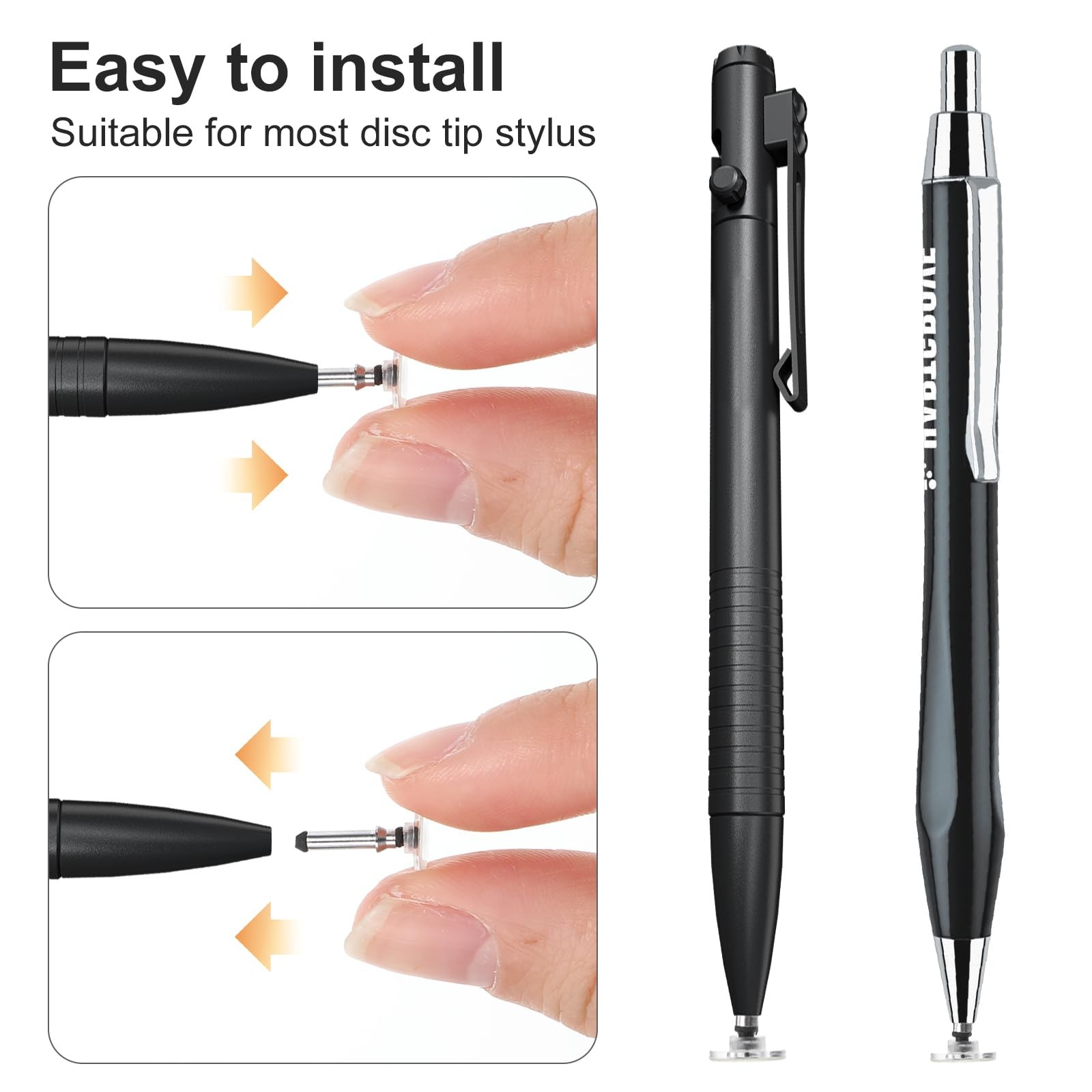 36 Pcs Stylus Tips Tips Only High Precision Stylus Pen Tips Universal for Mob...
