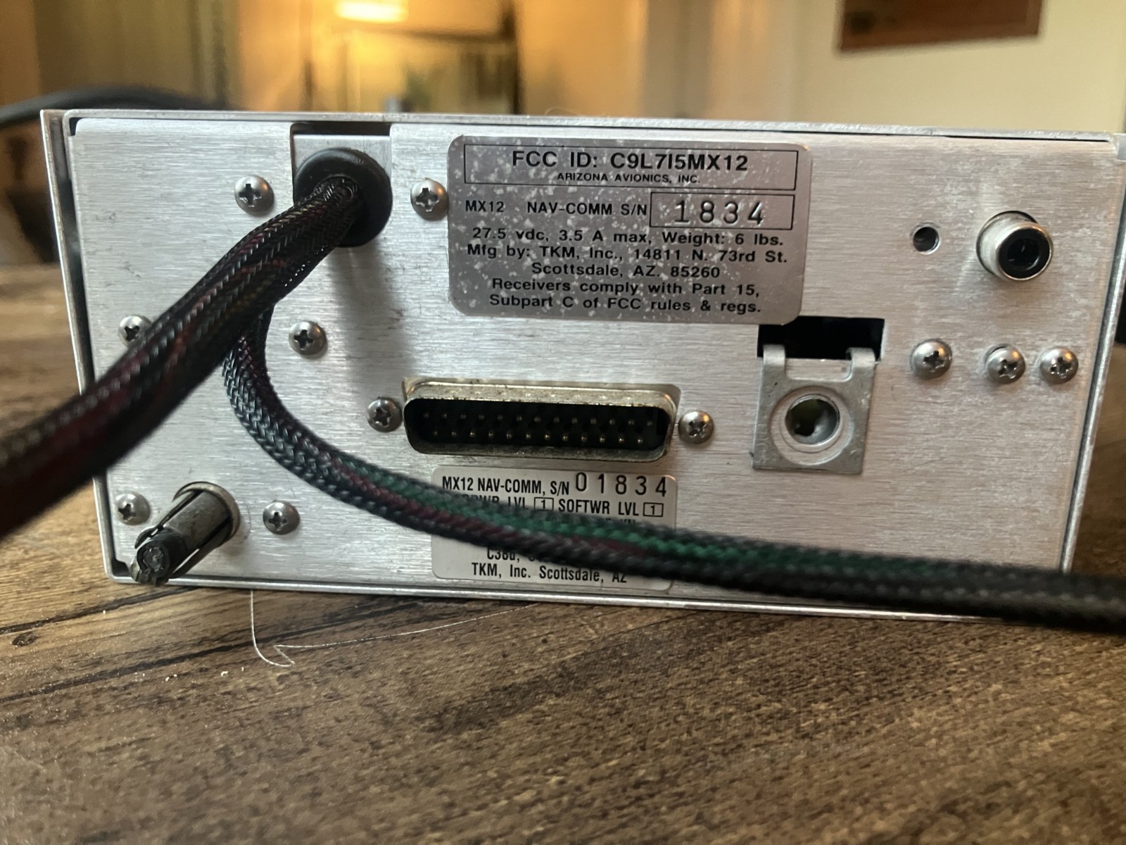 TKM MX 12 28v Nav Comm Radio - As Is
