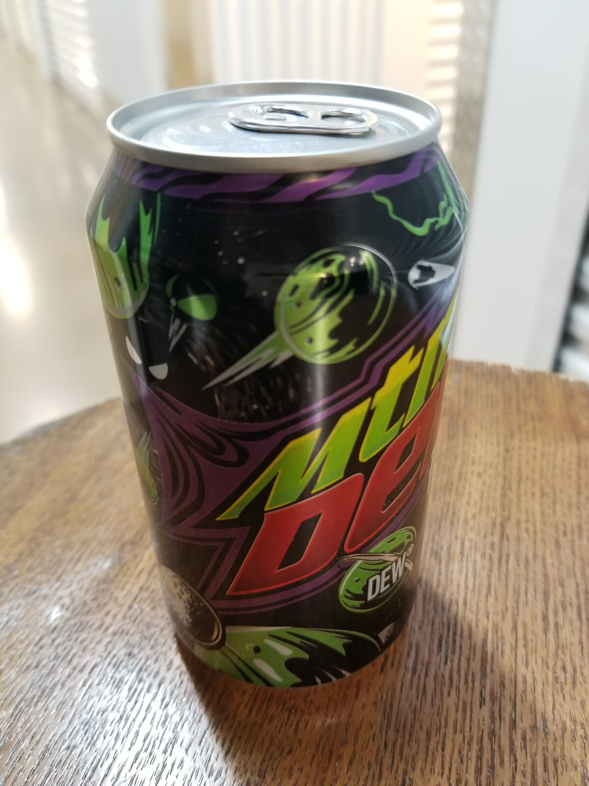 MOUNTAIN DEW Pitch Black Can UNOPENED Dark Citrus Punch WWE Bray Wyatt 2023 Soda