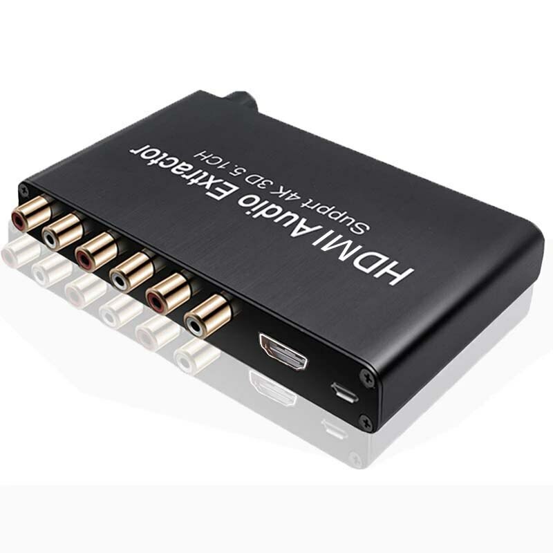 4K 3D 5.1CH Audio Extractor Decoder AC3/DTS Sound RCA 1080p HDMI Video Converter
