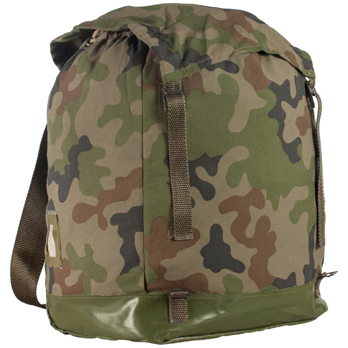 Polish M93 Camo Rucksack Woodland Camo Euro Army Surplus Backpack