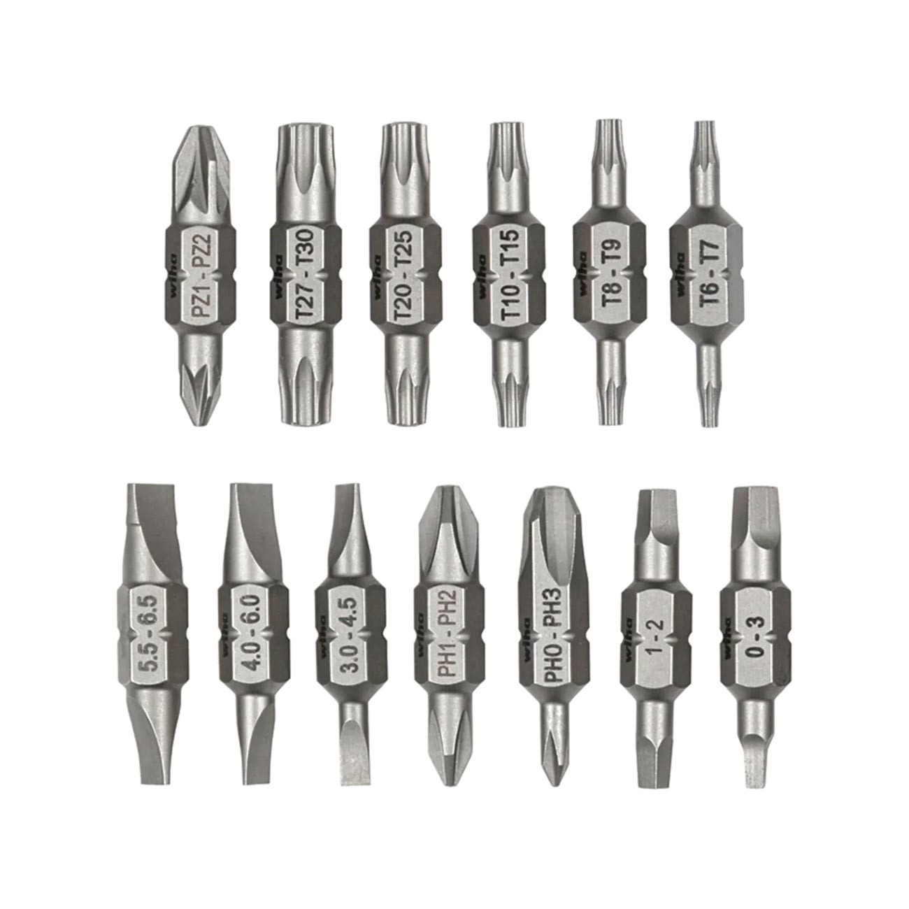 Wiha 77781 Double End Bit Reload Set 13-Piece for Tradesman 26-in-1 Ultra Dri...