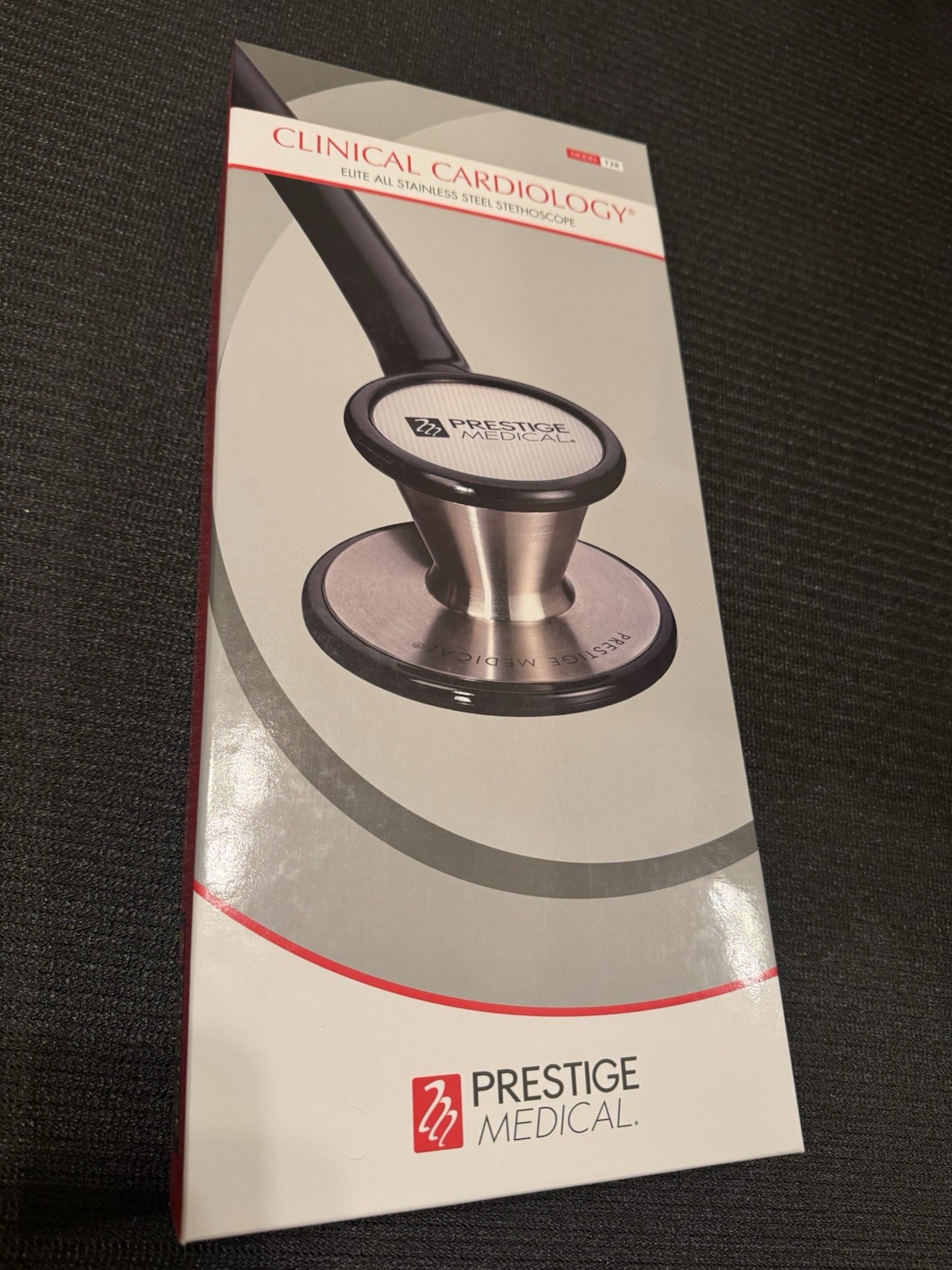 prestige Medical sethoscope clinical cardiology Model 128 Black Brand New In Box