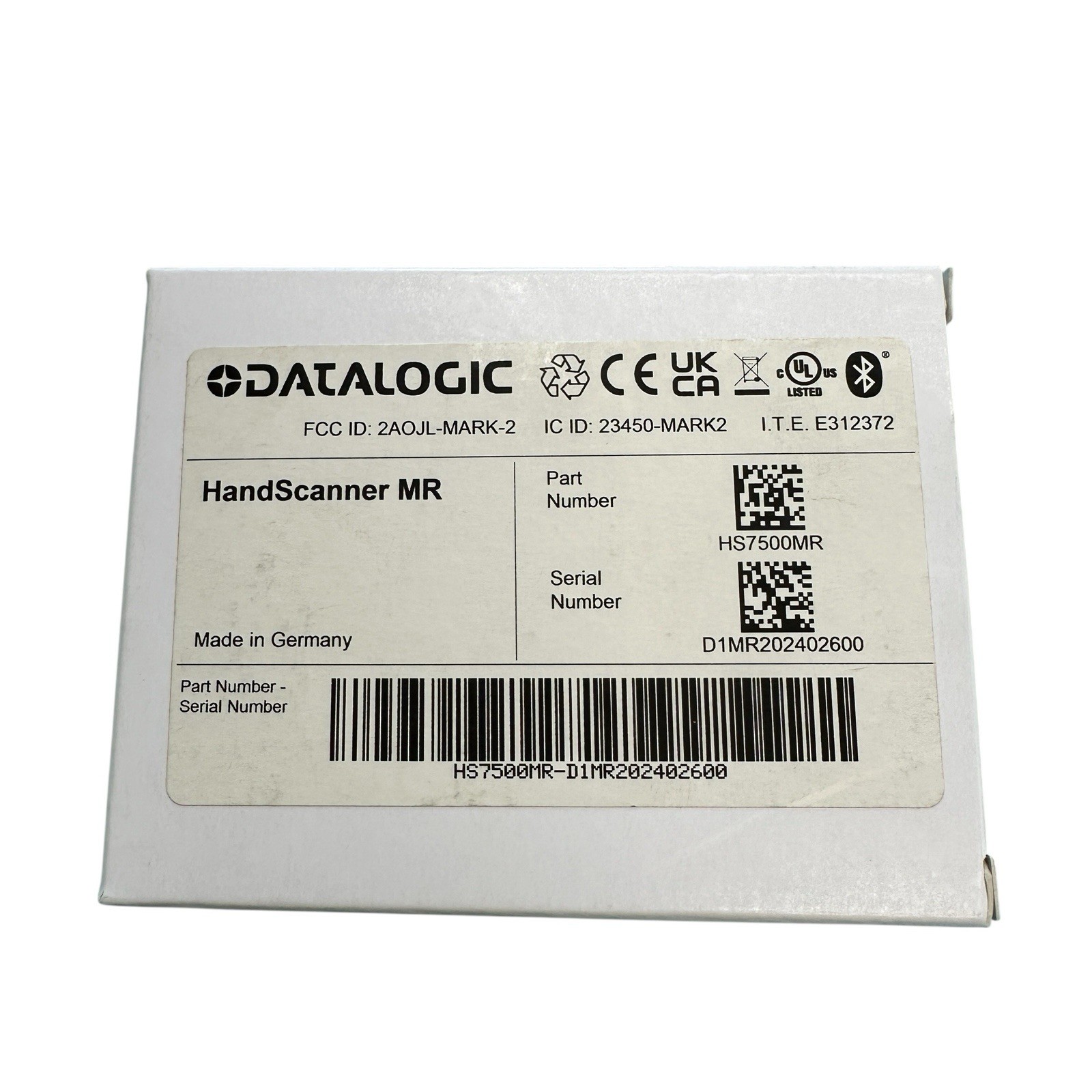 Datalogic Handscanner MR HS7500MR Bluetooth Mid Range (NEW)
