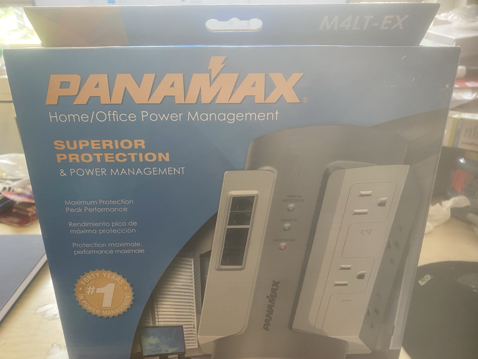 BRAND NEW Panamax M4LT-EX Noise Filtration Surge Telephone, Data Line Protection