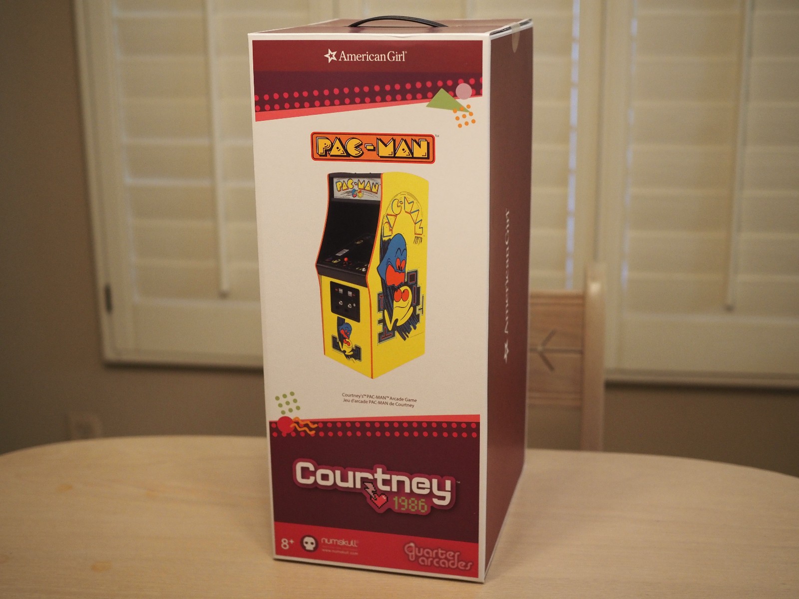 Numskull Quarter Arcade American Girl Courtney's Pac-Man Game NEW UNOPENED