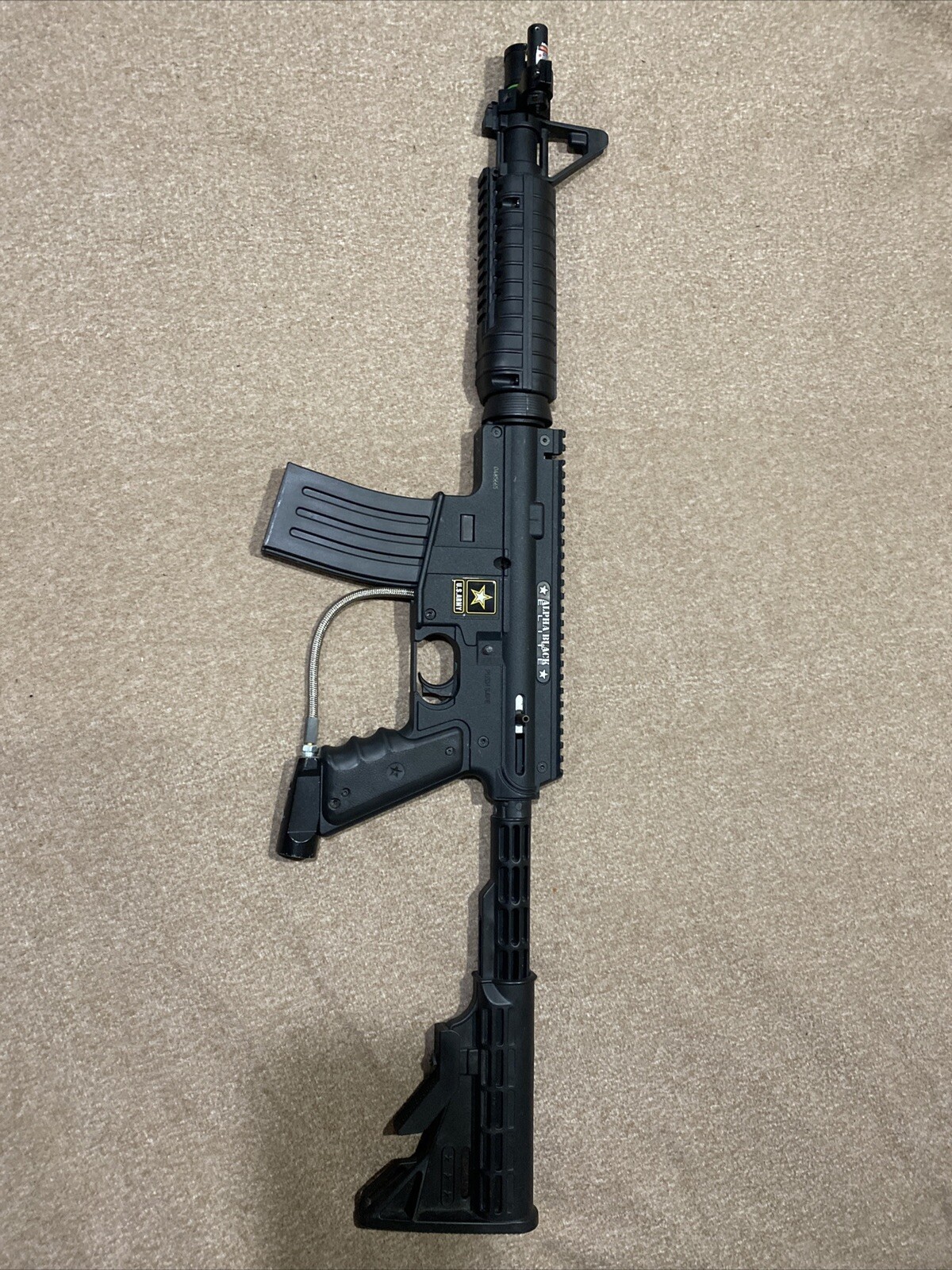 Tippmann US Army Alpha Elite Paintball Marker - Black