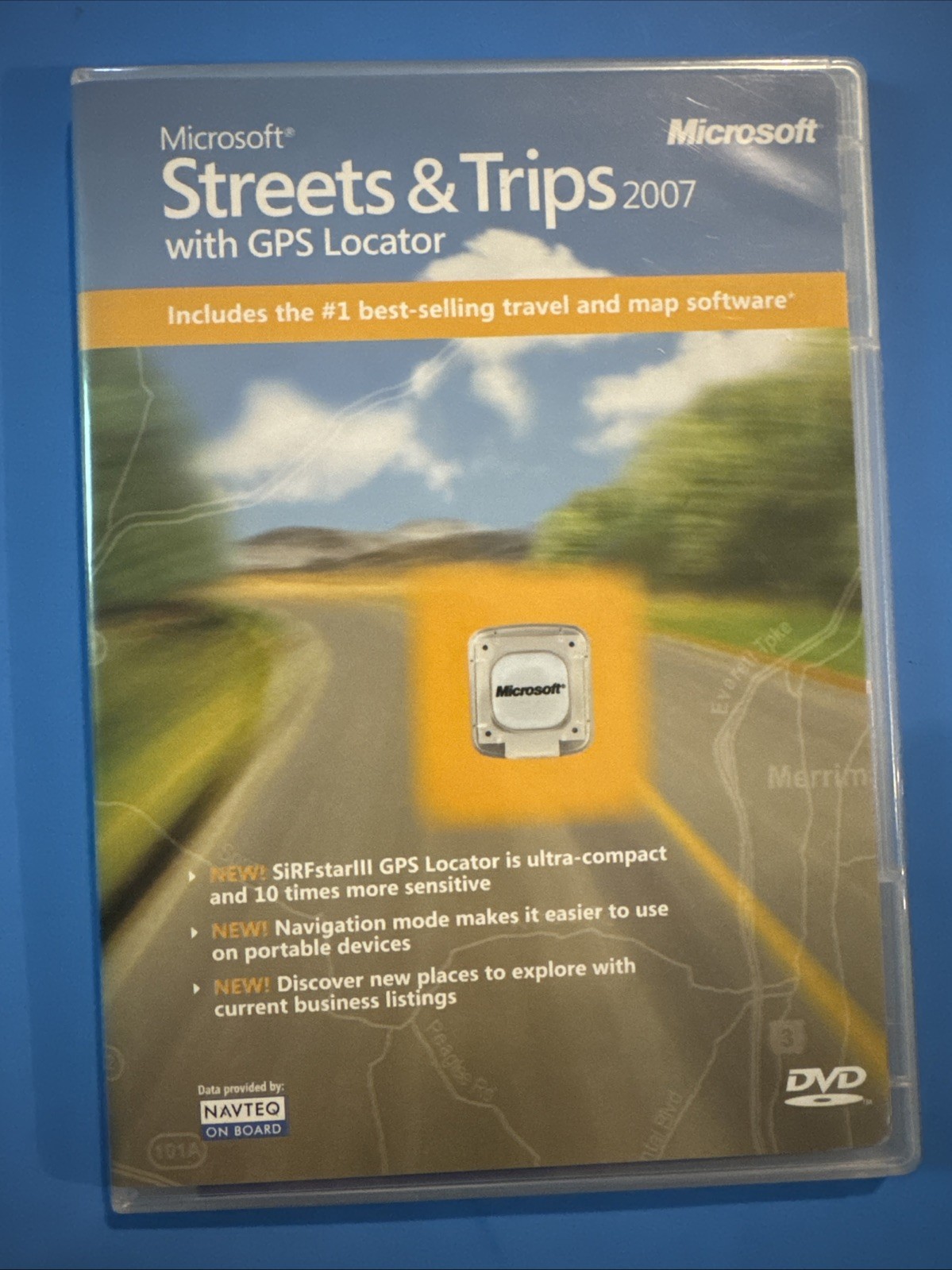 Microsoft Streets and Trips 2007 slim With Manual