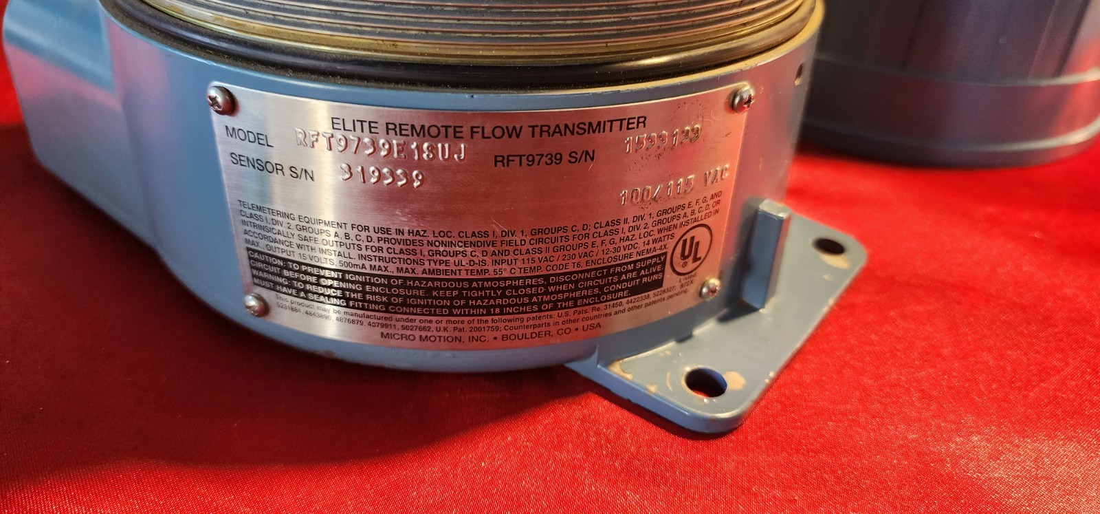 Micro Motion RFT9739E1SUJ Elite Remote Flow Transmitter RFT9739 9739MVD