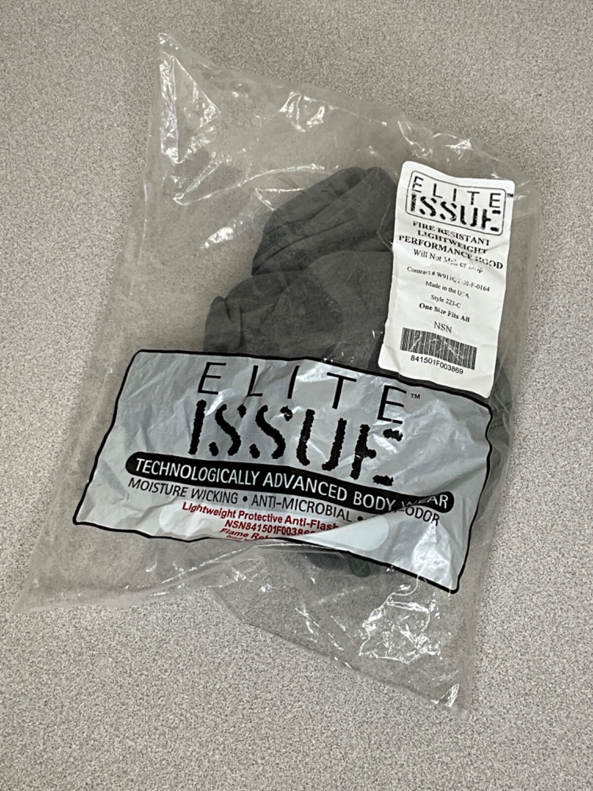 US Army Elite Issue Fire Resistant Lightweight Performance Hood Balaclava