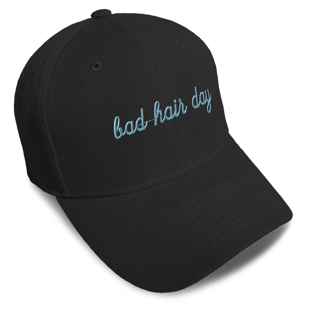 Baseball Cap Bad Hair Day Crinkly Flowing Dad Hats for Men & Women 1 Size