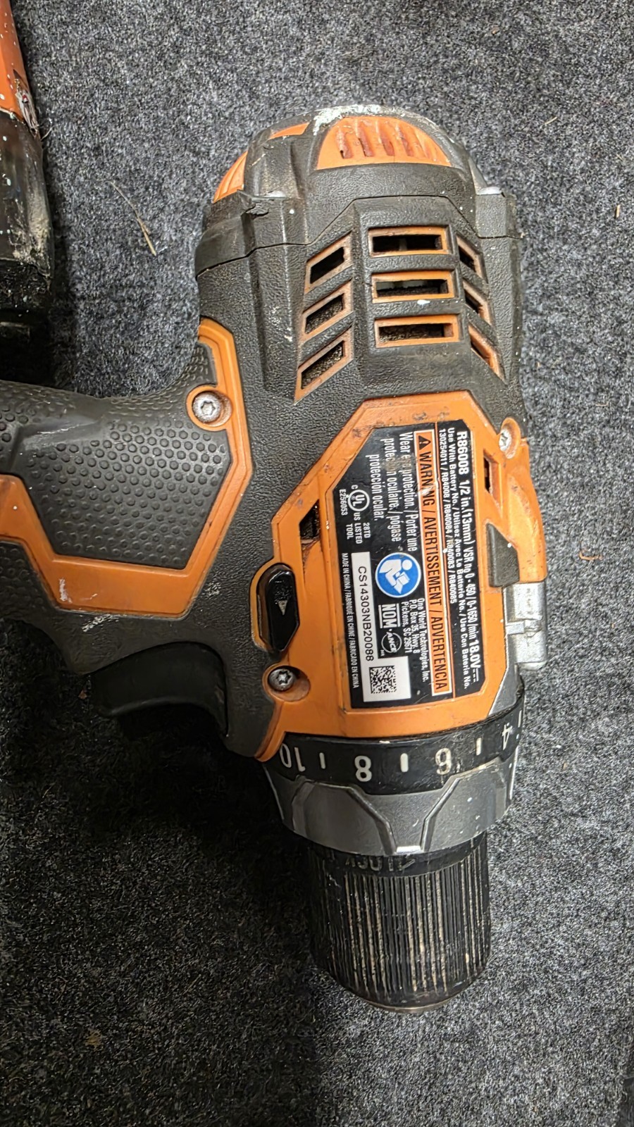 Rigid 18volt Drill And Impact