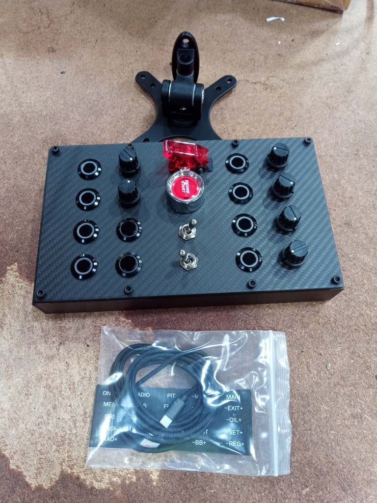 Secondhand SIMDT Button Box SIM Racing Control Box Racing Simulator