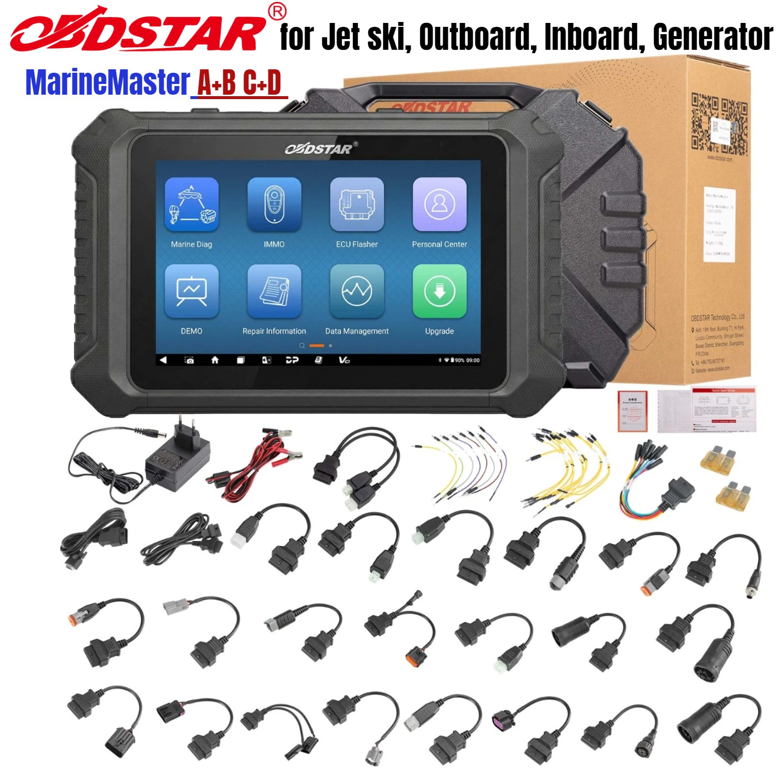 OBDSTAR MarineMaster A+B+C+D Full Configuration Marine Diagnostic Scanner Tool