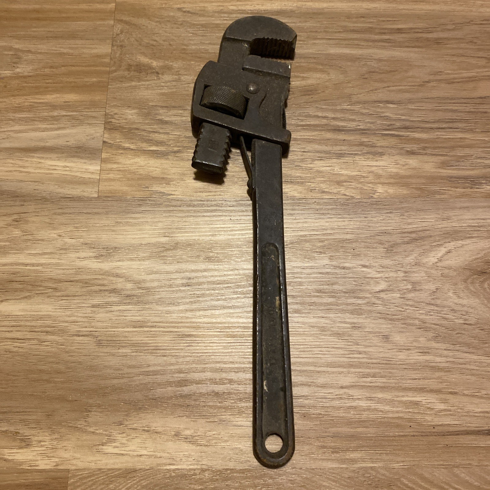 Vintage Idol Steel 14” Pipe Wrench Adjustable Plumbing Tool
