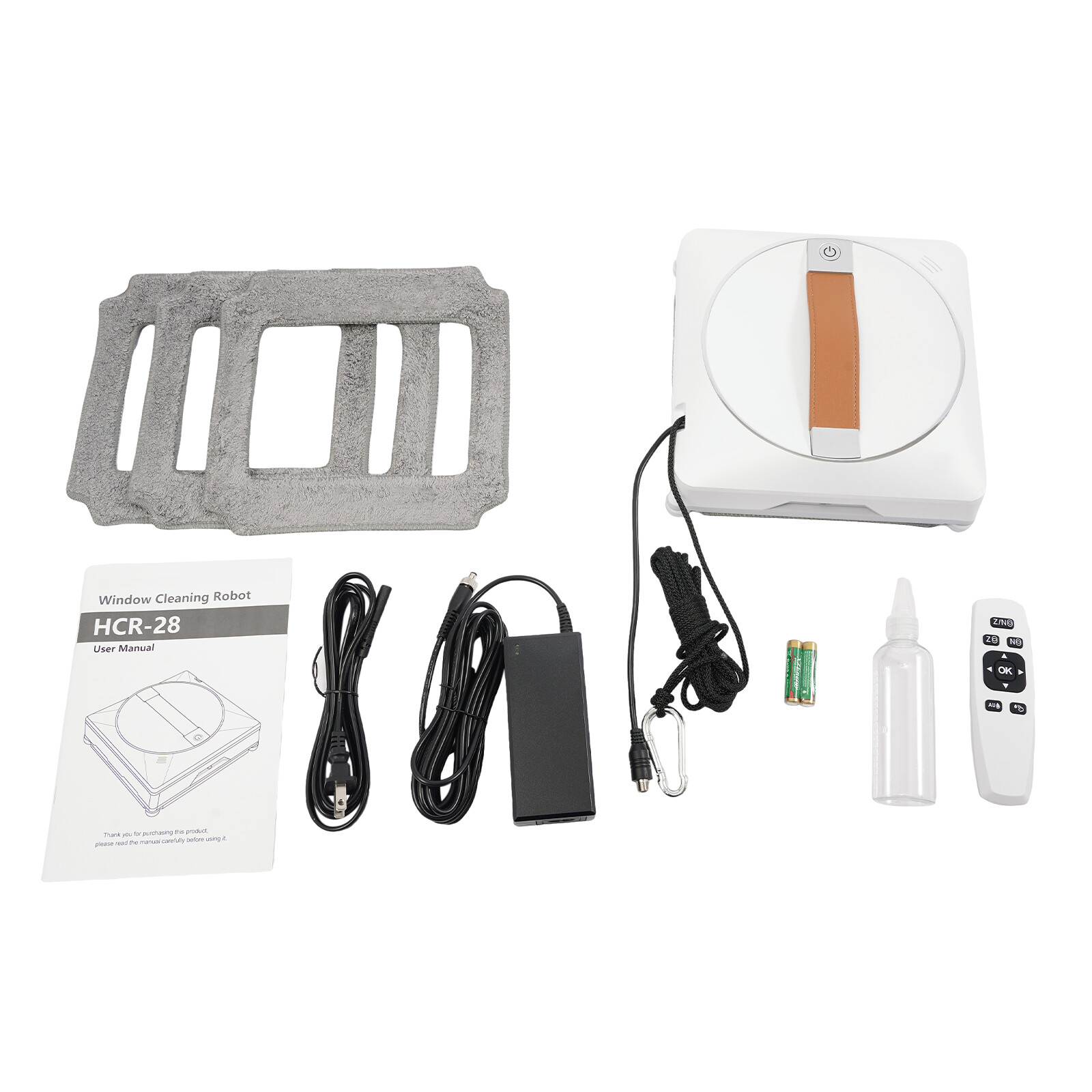 2-Way Spray Smart Glass Cleaning Machine Window Cleaner Robot & Remote Control