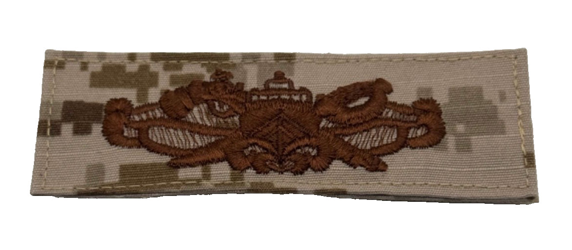 USN US Navy Special Warfare Combat Crewman SWCC AOR1 Camo Hook & Loop Patch