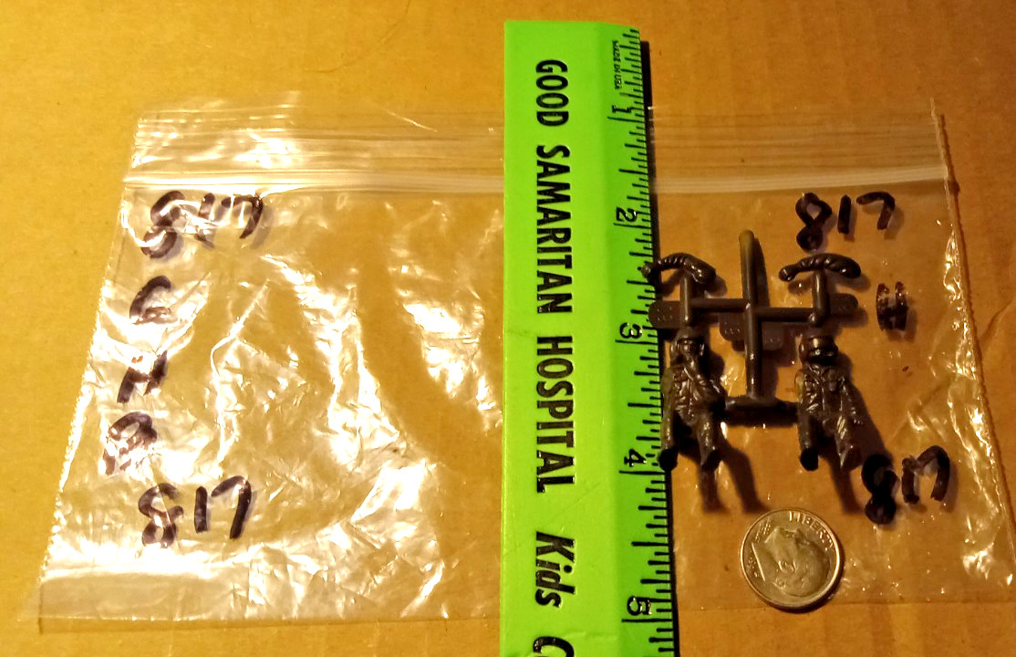 Two (2) Military Pilots For Your  Airplane Scale Unknown Package # 817 !!!!!!!!!