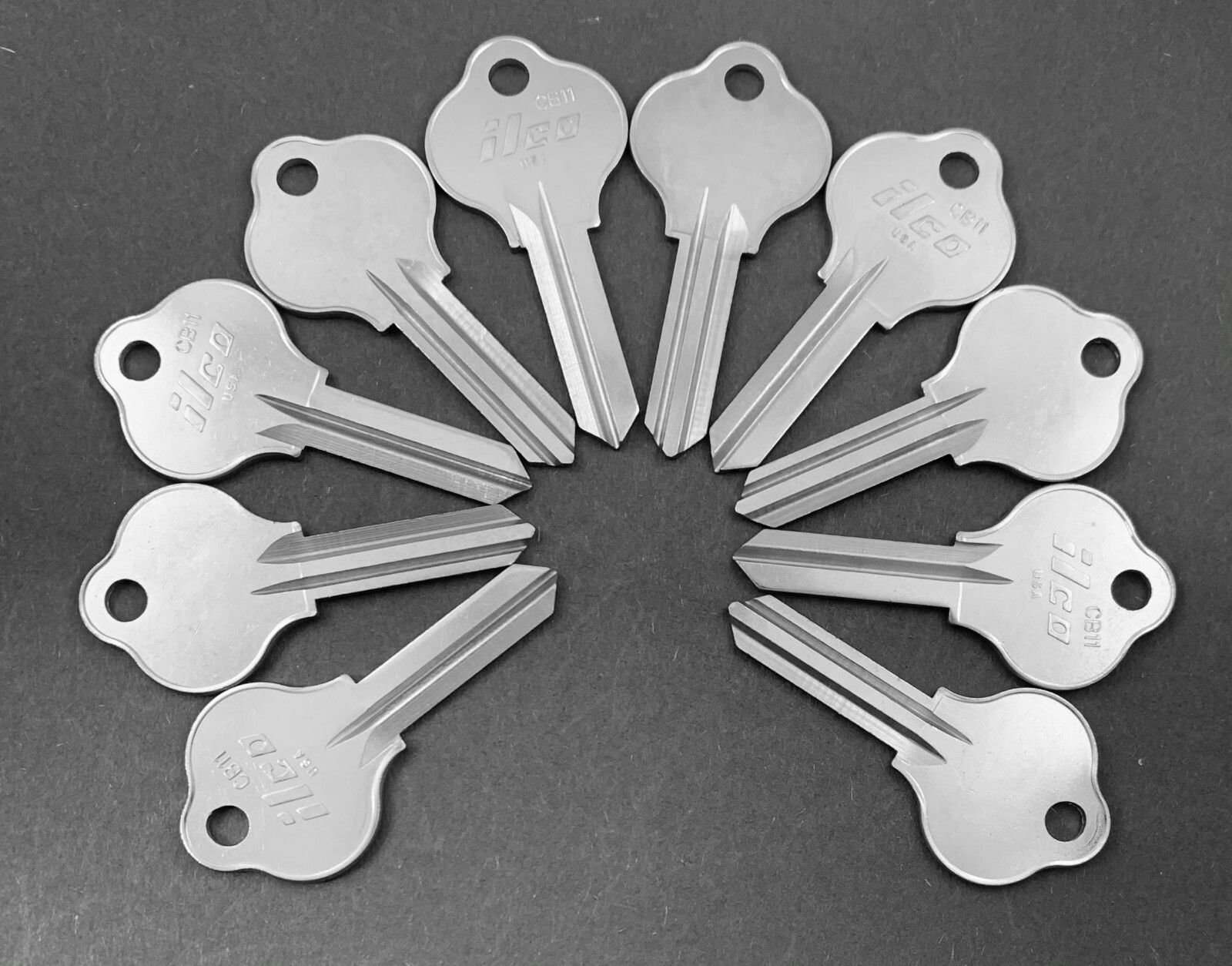 Lots of 2/5/10 ILCO CB11 Type 6 Pin Key Blanks for Corbin SY4-L2-6 Keyway