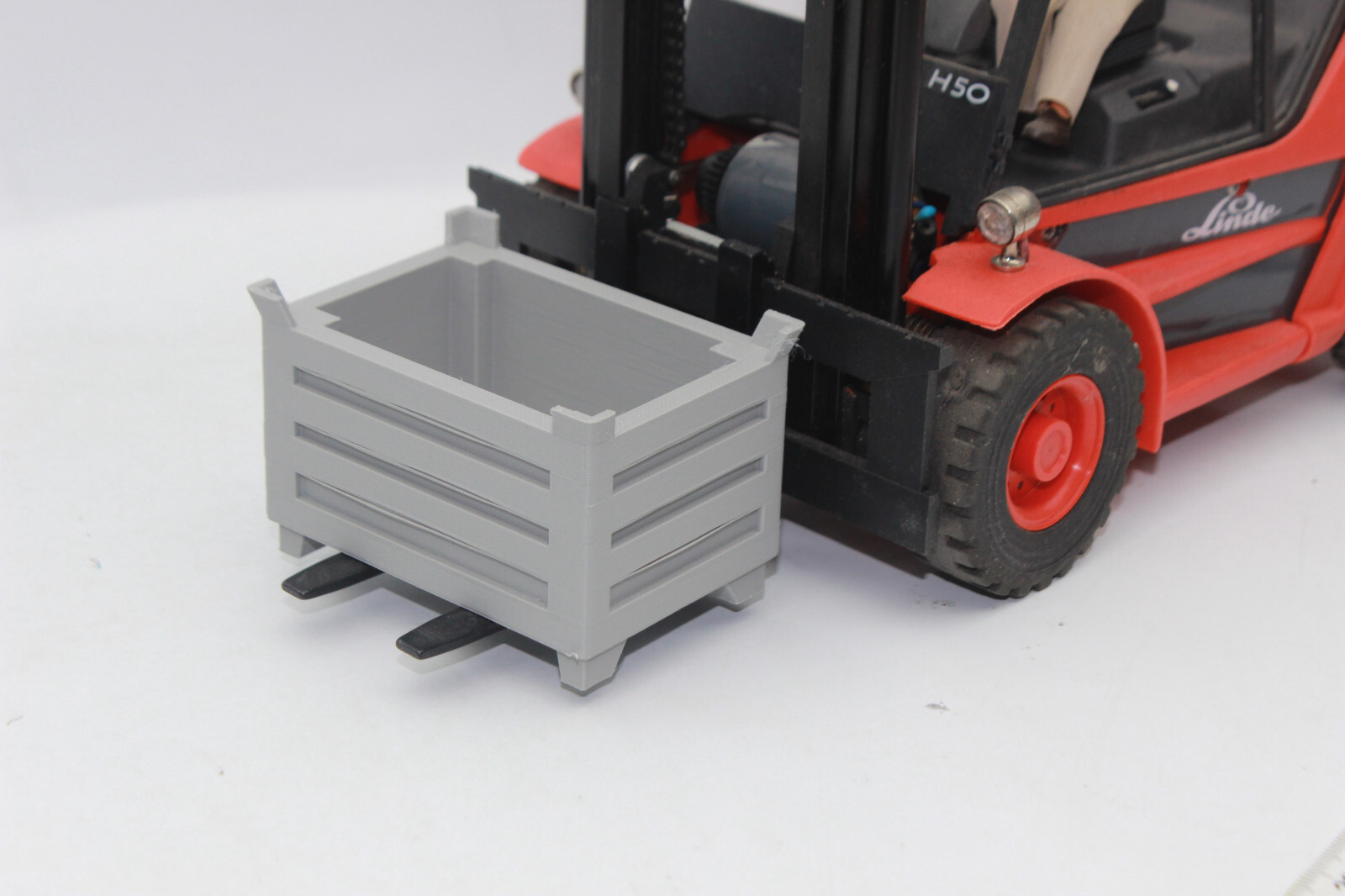 1X Stackable Box Grid Box Cargo Box Crate For Truck 1:14 1:15 1:16
