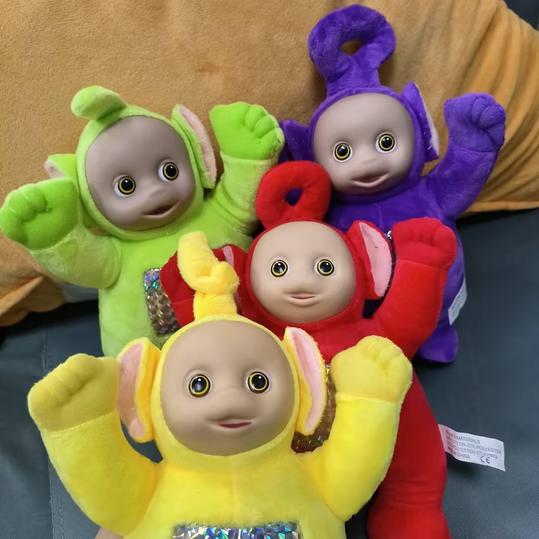 4PCS Teletubbies 10" Plush Doll Po Dipsy Laa-Laa Tinky Winky Stuffed Animal Toy