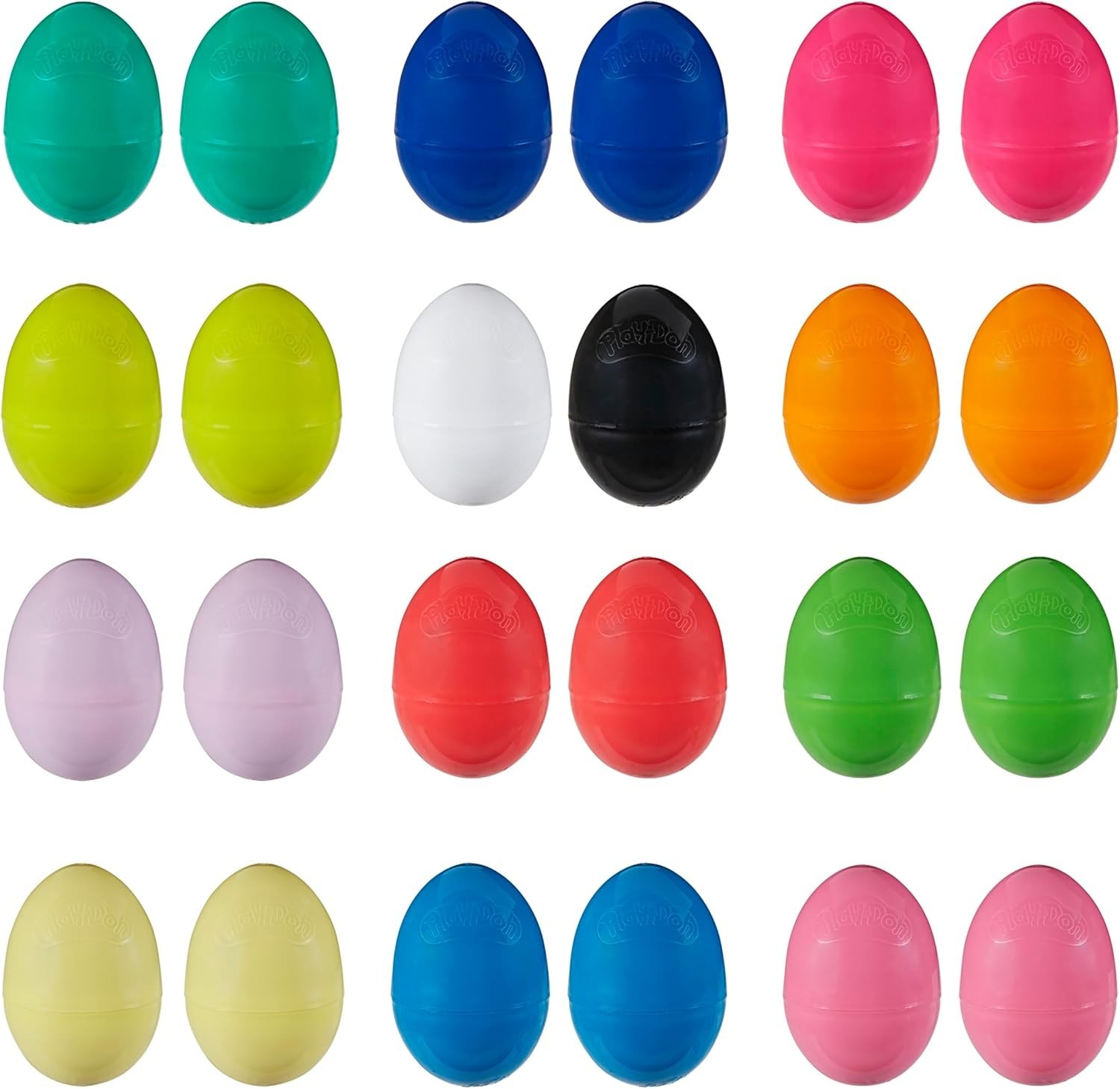 Play-Doh Eggs 24-Pack: Colorful Modeling Compound for Creative Play - Non-Toxic