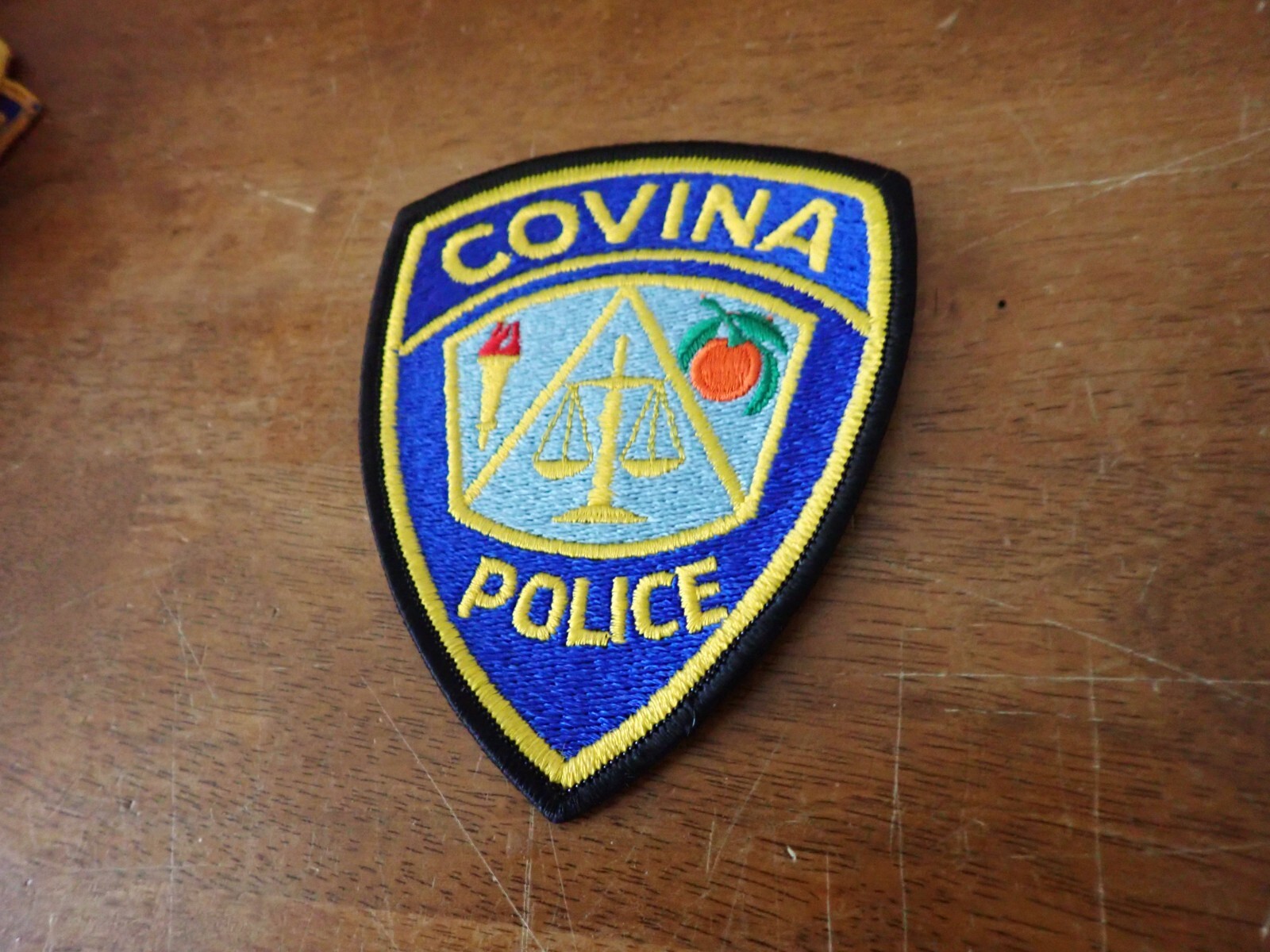 VINTAGE COVINA CALIFORNIA COLLECTIBLE OBSOLETE  SHOULDER  PATCH BX  14 #6
