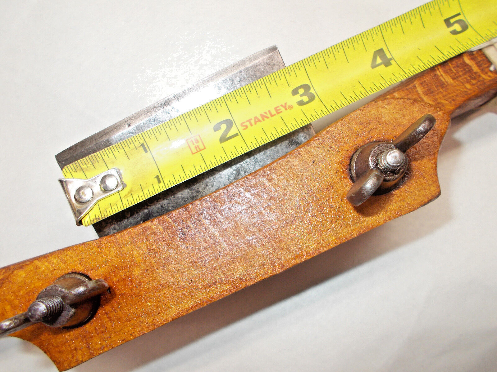 Scraper Made by a Woodworker using a Stanley No. 22 Plane (2-27/32") Blade, USA