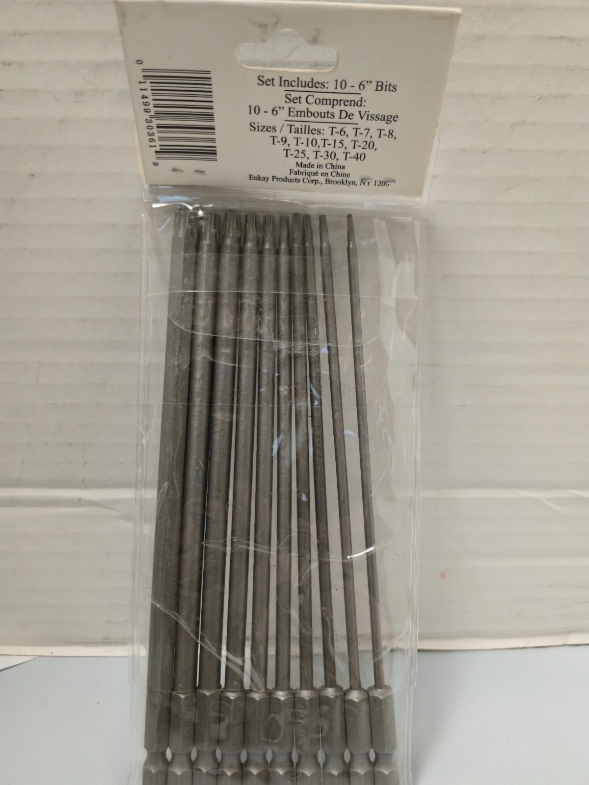 Enkay 10 Piece Security Star Bit Set - 2 Pack
