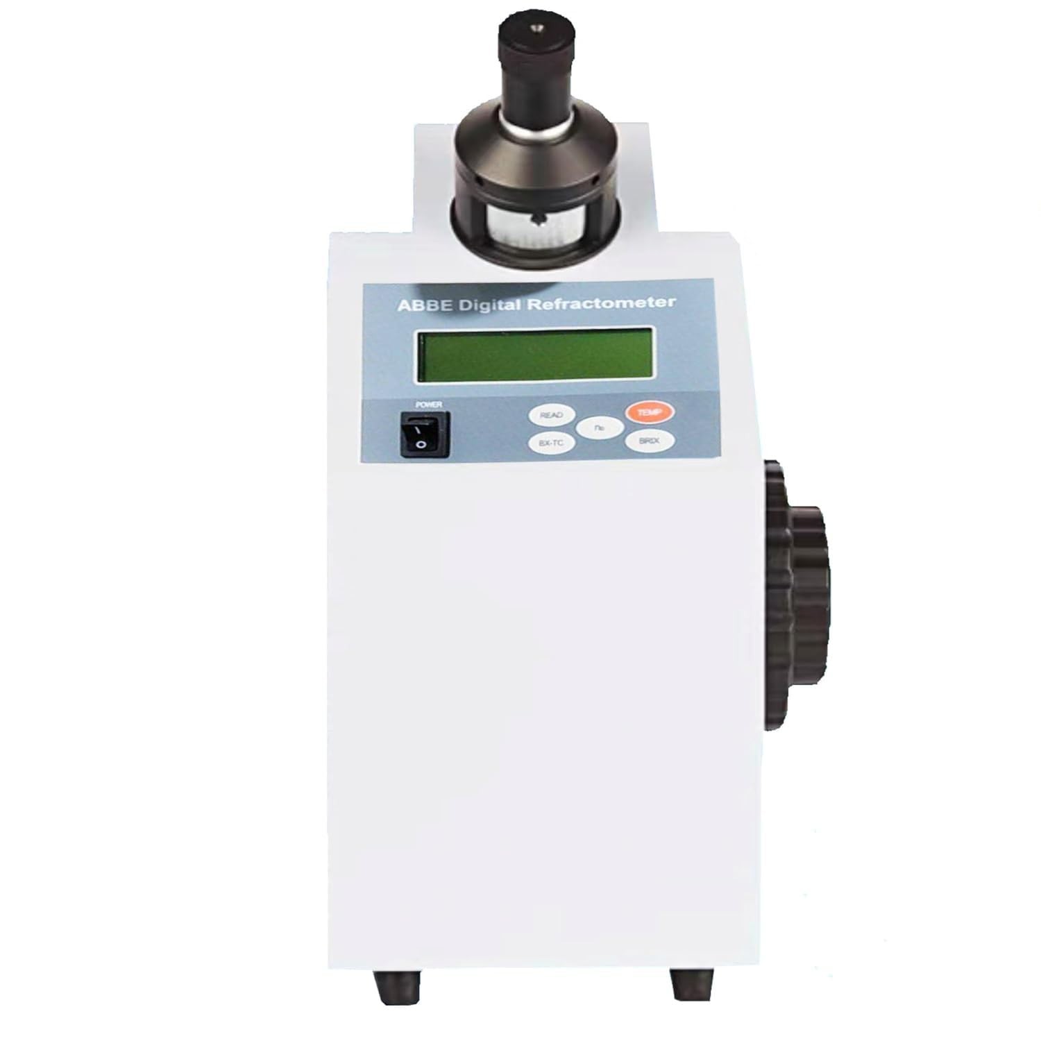 Digital Abbe Refractometer Brix Refractometer with 1.3000-1.7000 nD 0-95% Brix