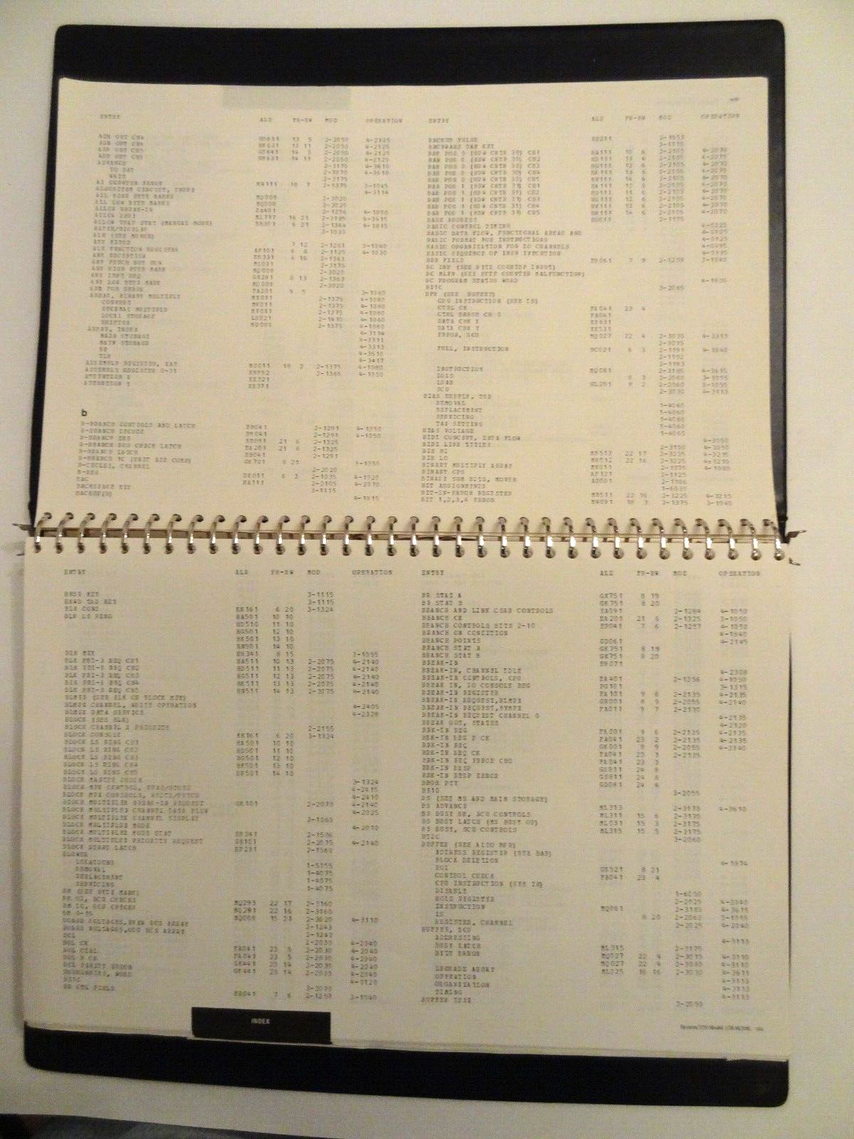 2-Vol Set IBM Field Engineering System/370 Model 158 Maintenance/Diagram Manuals