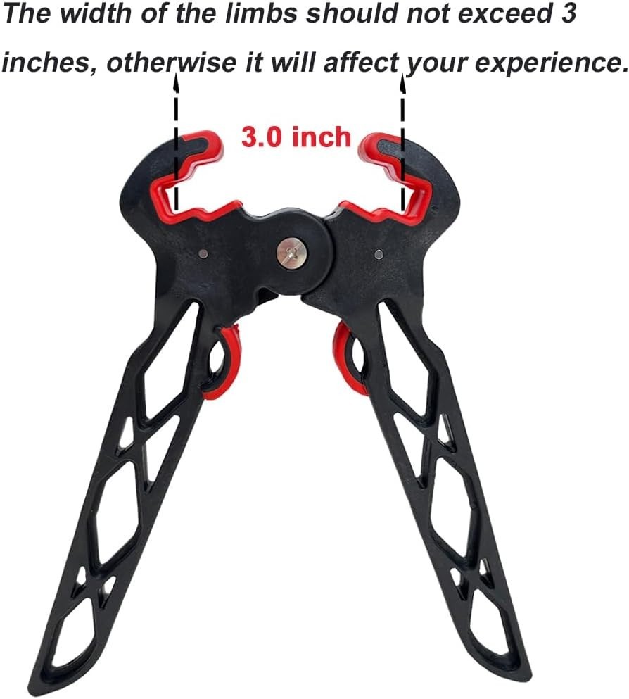 Archery Bow Stand Folding Compound Stands Jack Limbs Clamp Black