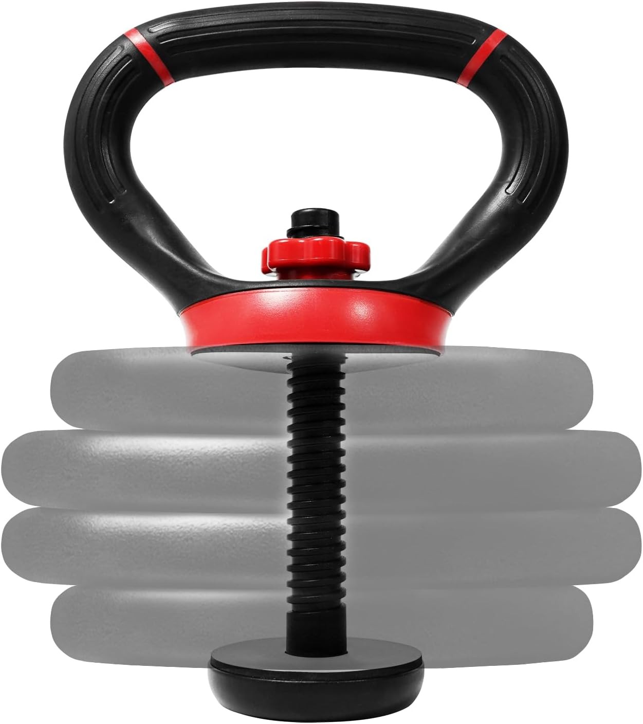Yes4All Comfortable Grip Adjustable Kettlebell Handle Converter for 1 inch We...