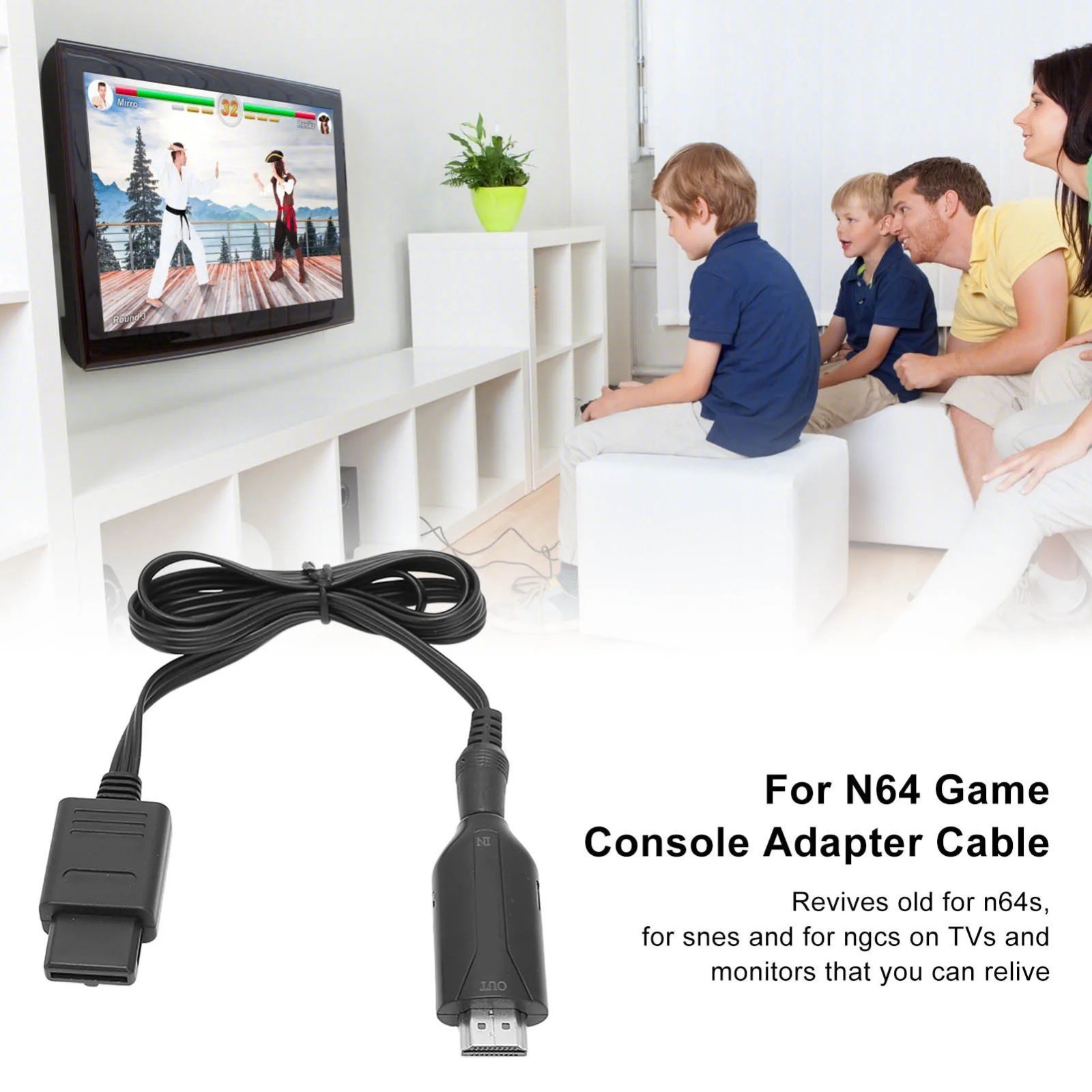 N64 / SNES / NGC to HDMI Converter Bring your classic gaming consoles back