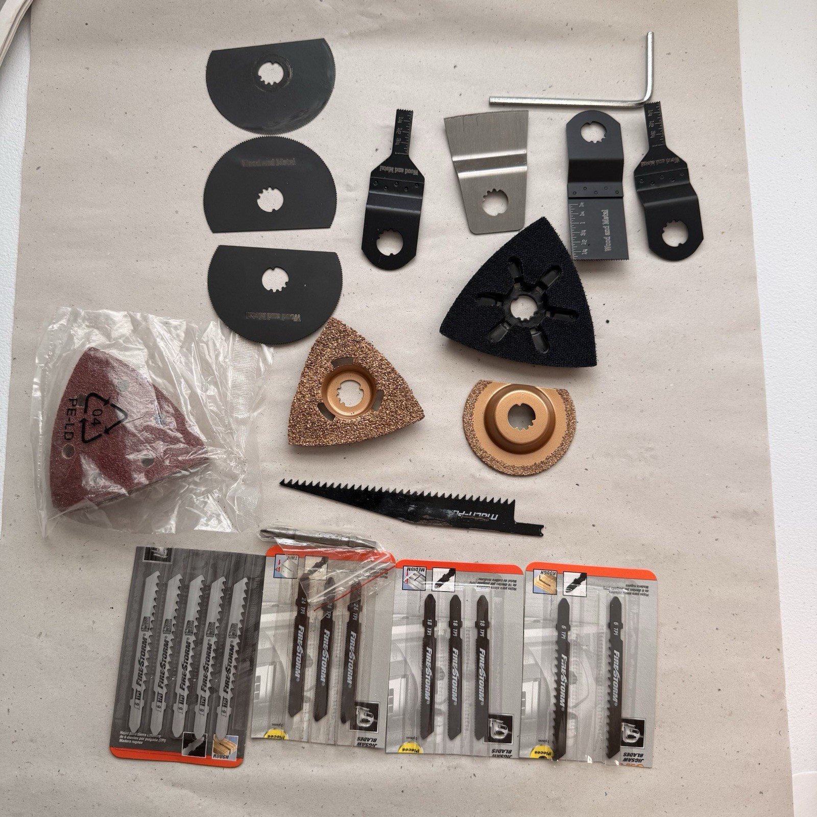 Accessories for Craftsman Nextec 12V Cordless Multi-Tool Lot As Is