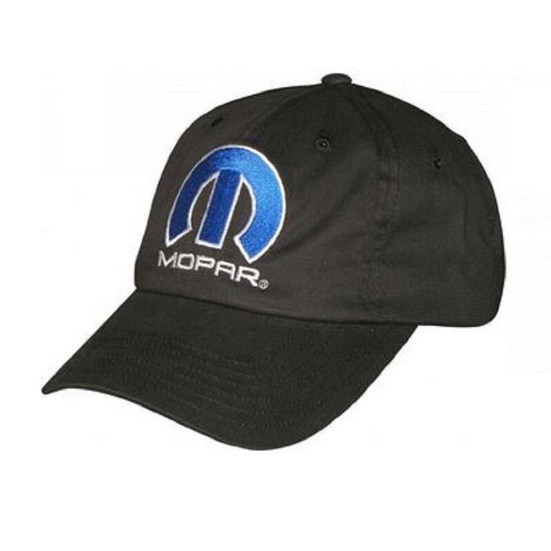 Mopar Parts "M" Black Embroidered Logo Hat Cap Official Licensed