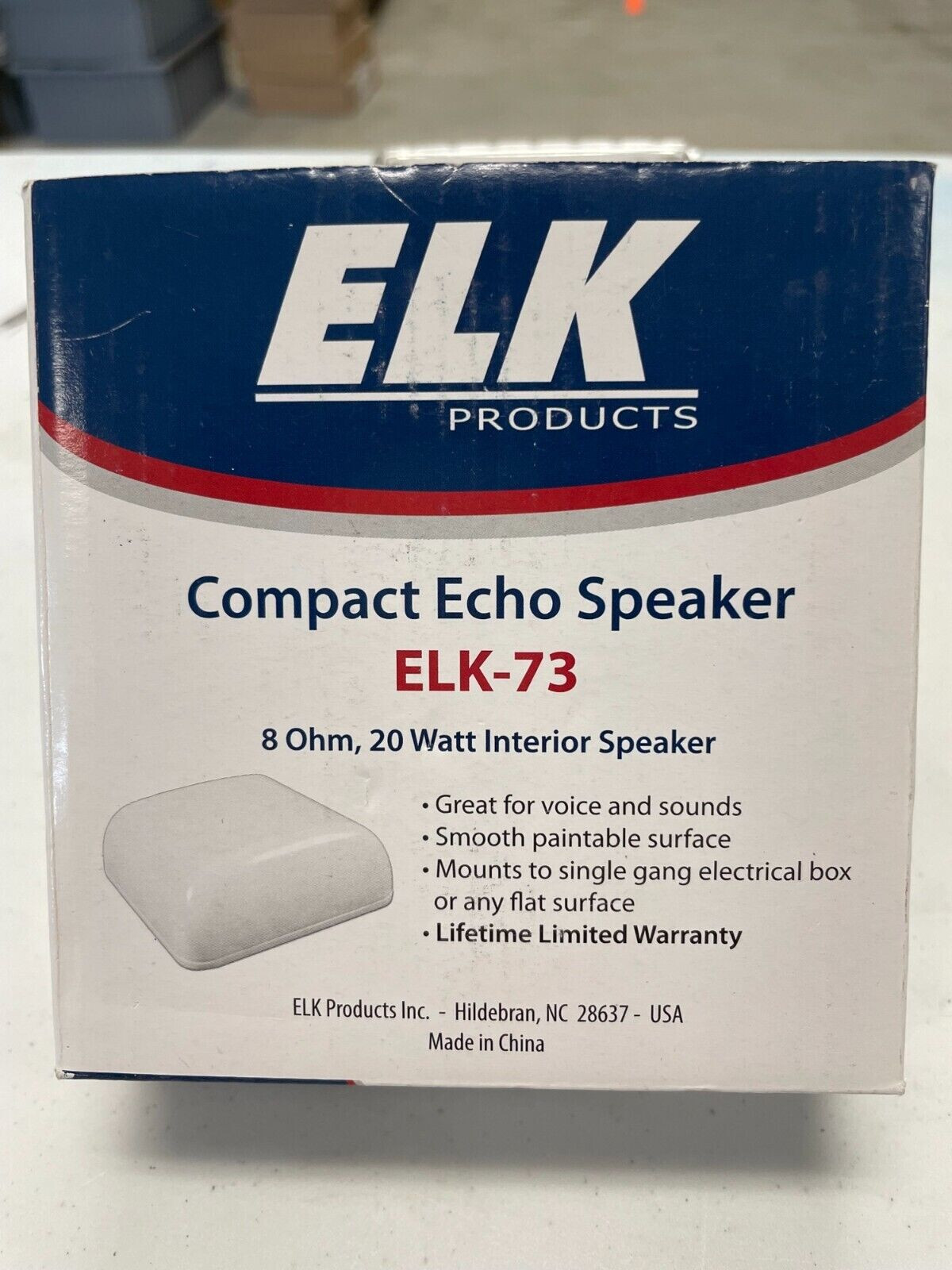 ELK-73 Compact Echo Speaker 8Ohm, 20 Watt Interior Speaker - New