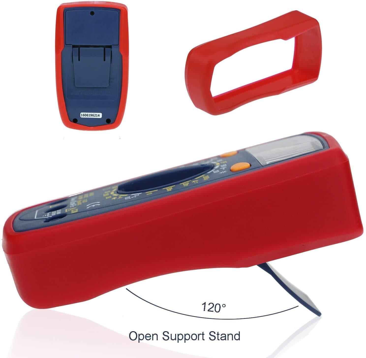 AstroAI Multimeter Tester 2000 Counts Digital with DC AC Red