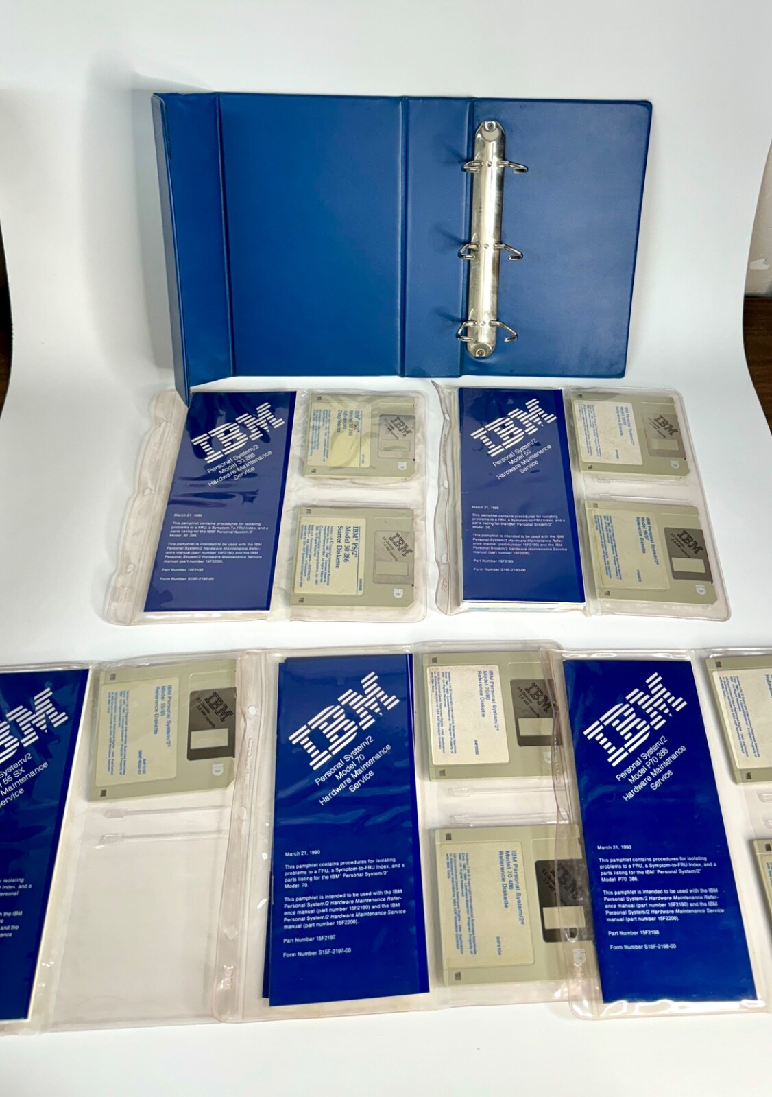 Vintage IBM PS/2 Hardware Maintenance Service Technical Reference Kit - RARE