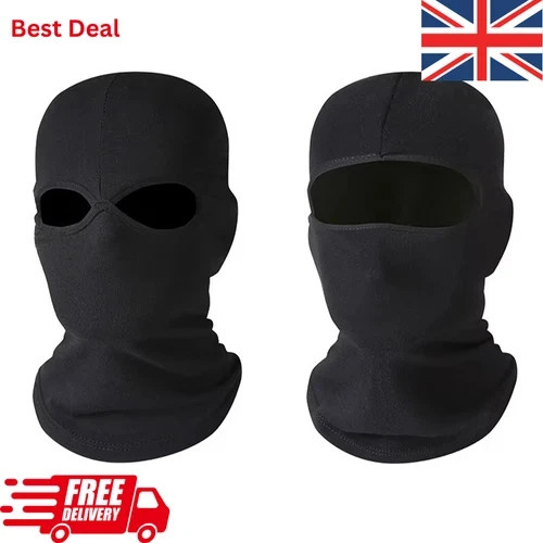 Ultra Thin 2 Hole Balaclava Face Mask Ski MotorBike Outdoor Sports Swat Army SAS